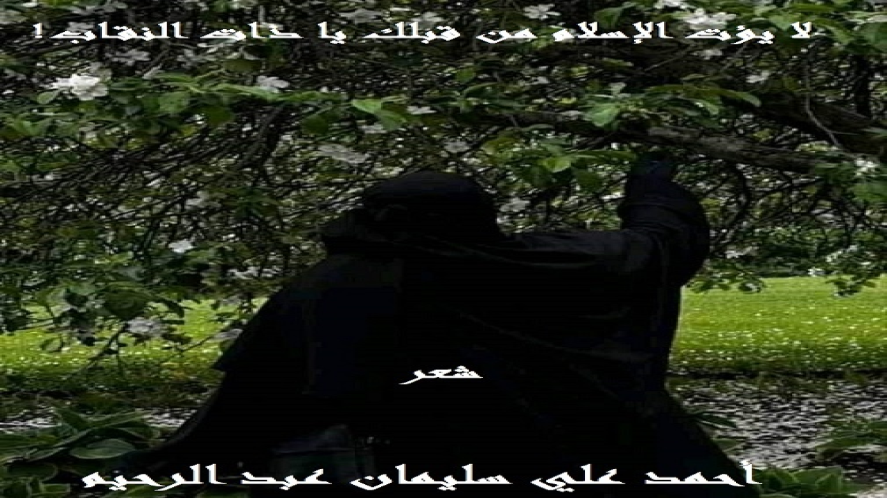 لا يؤت الإسلام من قبلك يا ذات النقاب!       (كثير من النساء لهن مخالفاتٌ شرعية ظاهرة وأخرى باطنة! وعندما تصدرُ عنهن هذه المخالفاتُ لا يراها الناس مستهجنة! لماذا؟ والجواب: لأنها تصدر من نساء غير منتقبات وغير ملتزمات بالستر السابغ ولا بالحجاب الكامل! وهم من هذه الزاوية وذلك المنطلق قد ألوها فما عادوا يستغربونها! ولكن عندما تصدر أمامهم من الأخوات المؤمنات المنتقبات ، فإن القوم يُضخمونها ويرون أن كل مخالفةٍ من هذه المخالفات هي إحدى الكُبَر! ومن هنا رُحتُ أهيبُ بالأخوات الصالحات المنتقبات ، بأن تحذر كل واحدةٍ منهن أن يُؤتى الإسلامُ من قِبلها! وأهمسُ في أذنها شِعراً أن تكون نموذجاً يُحتذى يُحببُ غيرها في الإسلام والاحتشام والاحترام! وألا تكون أبداً نموذجاً سيئاً منفراً ، أو مثالاً سيئاً لا يحبب الآخرين في الدين! أيتها الأخت المنتقبة أنت تحملين منهجاً وتوحيداً وعقيدة قبل أن ترتدي عباءتكِ وقفازيكِ ونقابك! فبئس لابسة النقاب أنتِ إذا أتِيَ الإسلام من قِبَلك! أضربُ أمثلة لبعض الممارسات المخالفة لمنهج الإسلام وتصنعُها وتمارسُها بعض المنتقبات إن بعلم أو بغير علم! إن بقصدٍ أو بغير قصد! مثلاً كشف ا