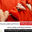 المحبه في الله !