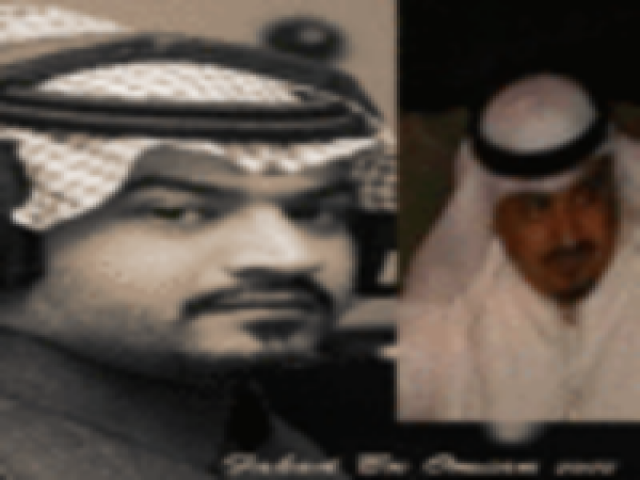 الشاعر فهد بن عميان والفنان صالح خيري